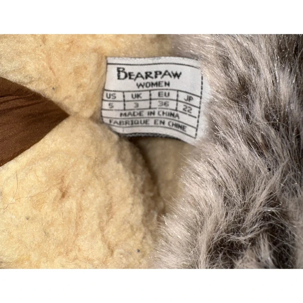 Bearpaw Waterproof Winter Boots Wool Lined Faux Fur Trim Women's 5 Gwyneth